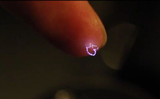 Лазери правят изображения във въздуха, които могат да се докоснат (видео)