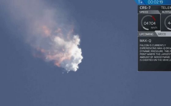 Версии за аварията на Falcon 9 (видео)