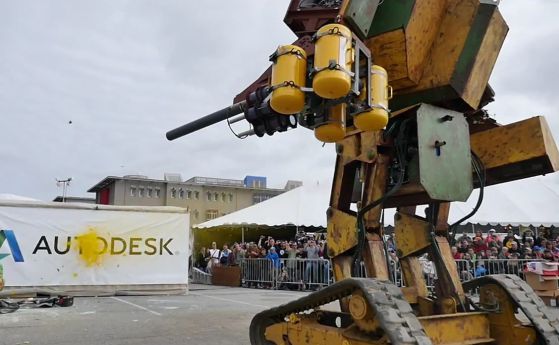 Огромни роботи ще се бият до смърт? (видео)