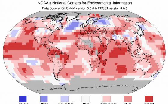Юли 2015 счупи температурния рекорд за последните 100 години
