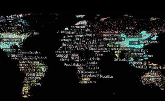 Създадоха триизмерна карта на световната икономика