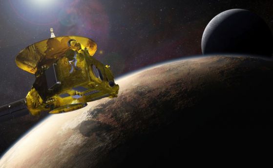 Видео на прелитането на сондата New Horizons покрай Плутон