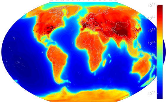 Нова карта на радиацията на Земята