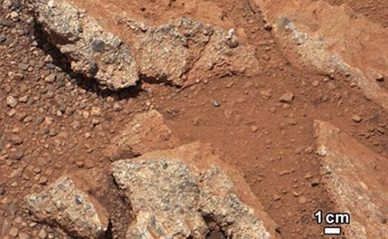 Curiosity намери на Марс речни камъчета