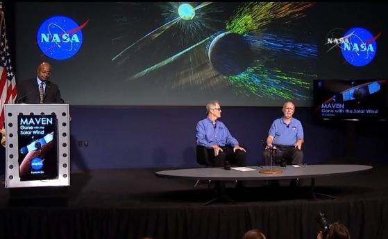 НАСА разказа как се е загубила атмосферата на Марс