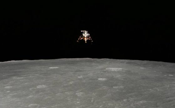 Историческа снимка на кацането на Луната на 19 ноември