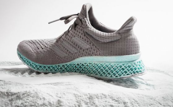 Adidas създаде 3D отпечатани обувки от пластмасови отпадъци, изхвърлени в океана
