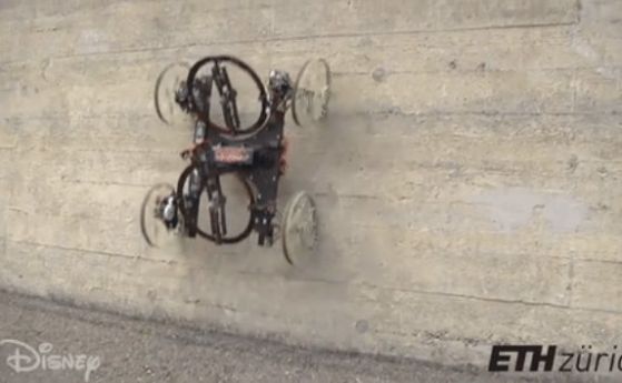 Disney създаде робот, който може да се движи по стени (видео)