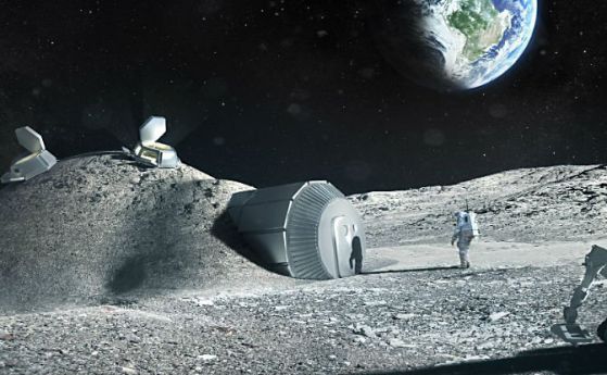 Европейската космическа агенция ще строи бази на Луната до 2020-2030 г.
