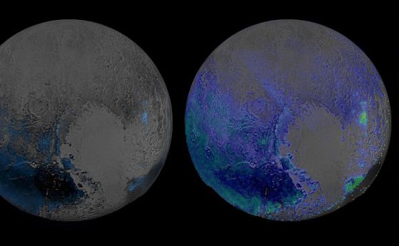 НАСА: Плутон е покрит със замръзнала вода