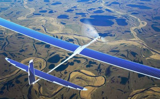 Google ще осигурява интернет чрез соларни самолети