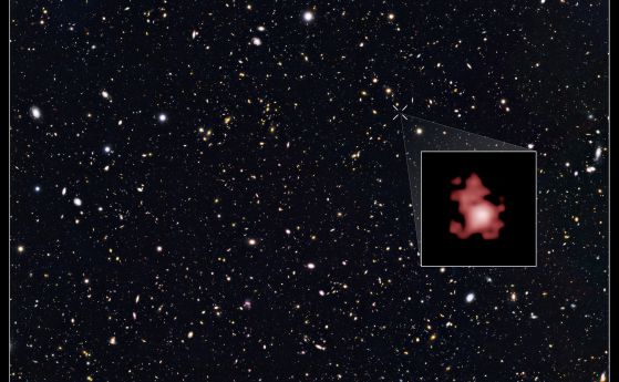 "Хъбъл" видя една от първите галактики на Вселената (видео)