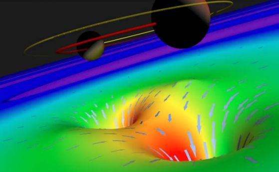 Телескоп на НАСА определи източника на гравитационните вълни (видео)