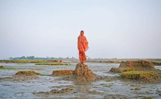10 драматични образи от индийски остров, който бавно потъва
