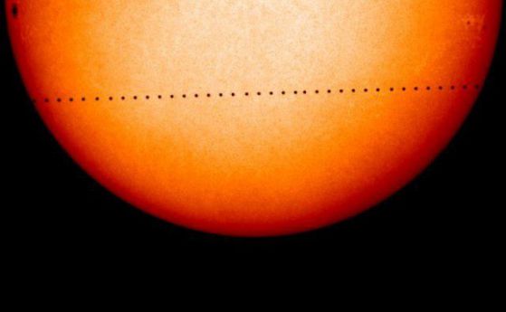 Гледайте на живо преминаването на Меркурий пред Слънцето (стрийм)