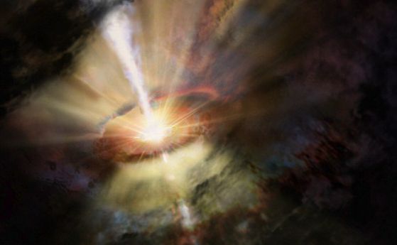 За първи път астрономи наблюдават как се "храни" черна дупка (видео)