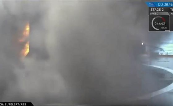 Първата степен на Falcon 9 се приземи твърдо на плаваща платформа (видео)