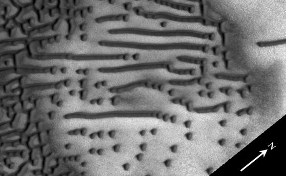 Морзовата азбука на марсианските дюни 