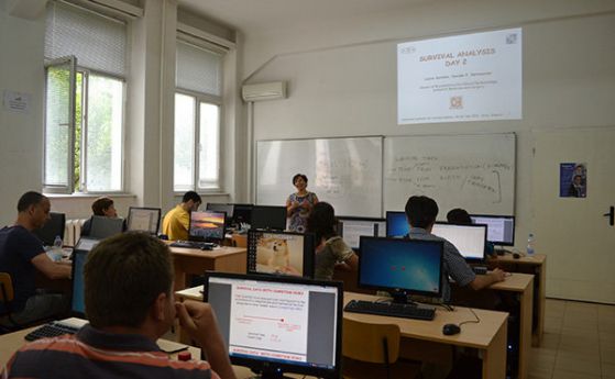 Факултетът по математика и информатика беше домакин на курс по Анализ на оцеляването и на Седмица по моделиране на ЕКМИ