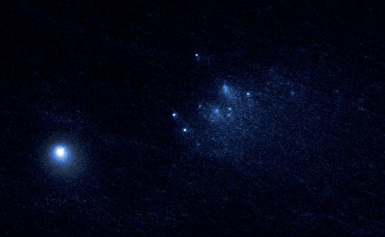 Хъбъл засне в близък план разпадаща се комета