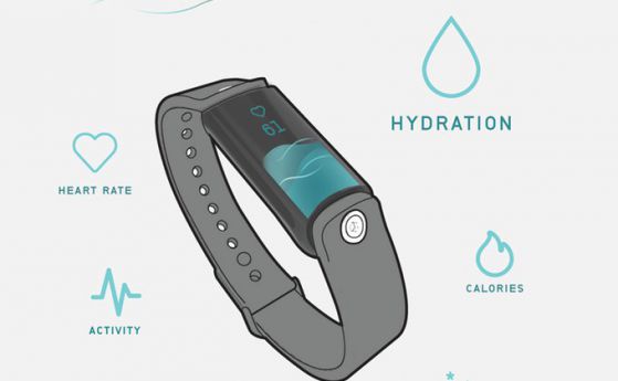 Създадоха първото wearable – устройство, което следи хидратацията на тялото (видео)