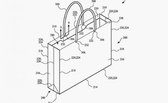 Apple патентова хартиен плик 