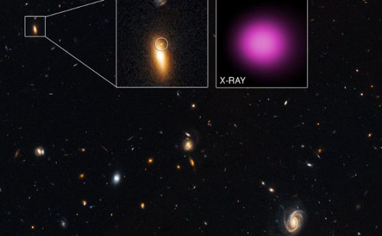 Астрофизици откриха "скитаща" черна дупка 