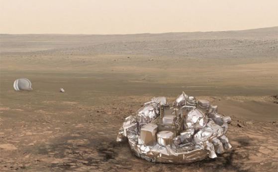 ЕкзоМарс на орбита около Марс, Скиапарели започна дългото кацане (видео)
