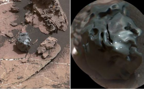 "Curiosity" намери странен метеорит на Марс