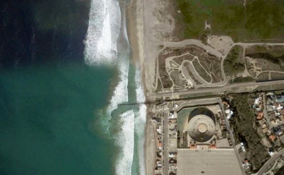 Цялата граница между Мексико и САЩ в едно видео от 200 000 сателитни снимки