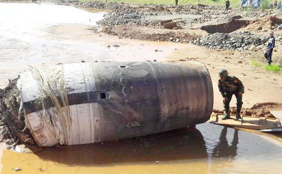 Мистериозен неидентифициран обект катастрофира в Мианмар
