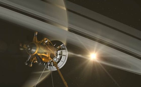 "Касини" е готов да се "гмурне" в пръстените на Сатурн (видео)