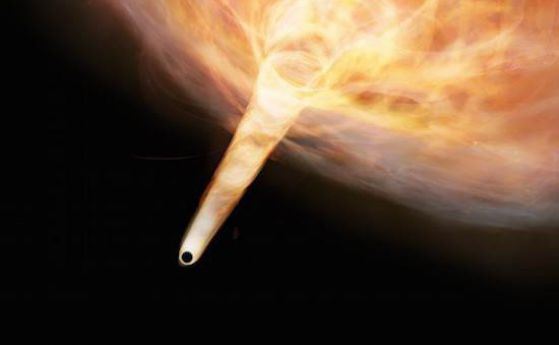 Откриха черна дупка "куршум", скрита в Млечния път 