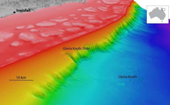 Гигантско подводно свлачище едва не е потопило Австралия преди 300 000 години
