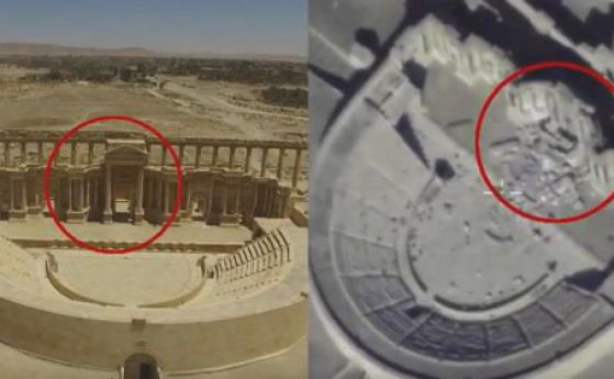 Русия публикува кадри от унищожената Палмира (видео)