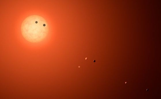 Колко време ни трябва, за да стигнем до студеното джудже TRAPPIST-1 със 7-те планети?