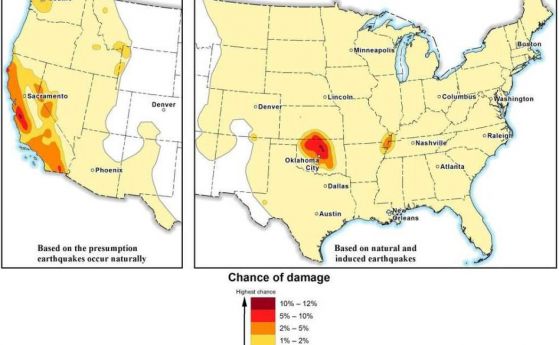 Фракингът направи от Оклахома щат с най-висок риск за земетресения