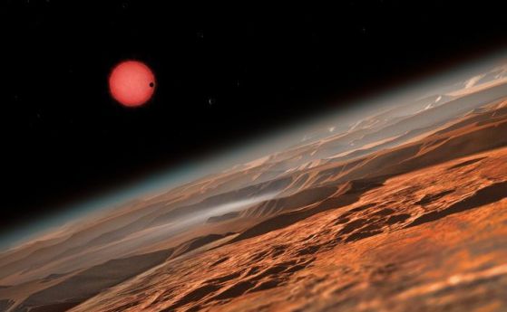 Видео на пряко наблюдение на звездата TRAPPIST-1