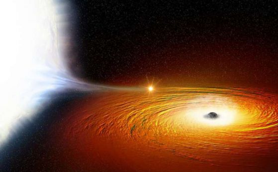 Откриха най-странната двойка - бяло джудже в изключителна близост до черна дупка