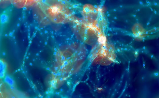 В младата Вселена е имало по-малко тъмна материя (видео)