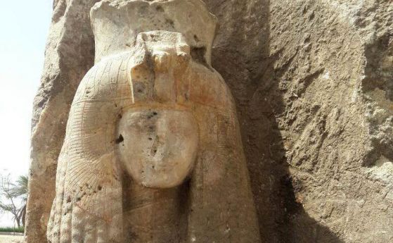 Статуя от алабастър на бабата на Тутанкамон е открита в погребалния храм на Аменхотеп III