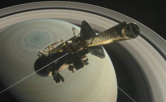 Вижте как Касини преминава през пръстените на Сатурн (видео 360º)