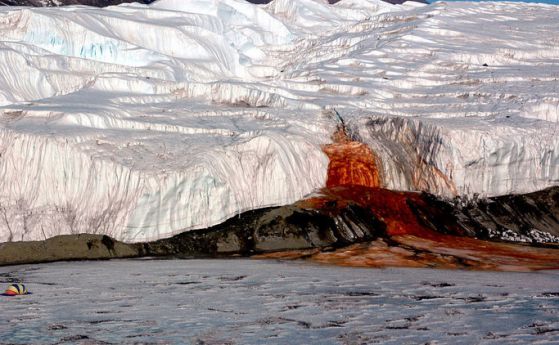 Обясниха появата на Кървавия водопад в Антарктида