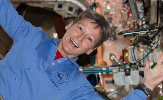 Гледайте: астронавтът Пеги Уитсън прави първия 4K лайв стрийм от космоса