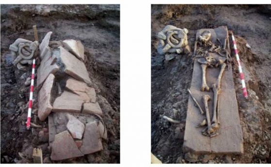 Откриха останки на гърбушко от римско време