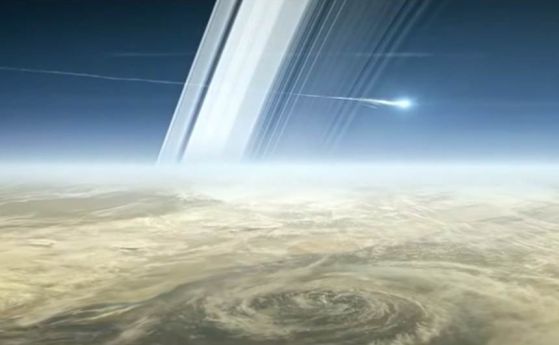 Касини премина през най-опасния Сатурнов пръстен (видео)
