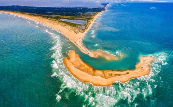 Нов остров се появи край бреговете на Северна Каролина