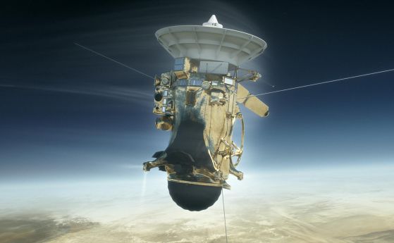 На живо: Последните мигове на 'Касини', изгарящ в атмосферата на Сатурн