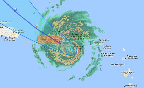 Ураганът Мария премина през Доминика и Гваделупа. Пуерто Рико се готви за катастрофални ветрове