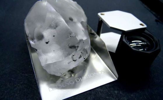 Един от най-големите диаманти в историята е открит в Лесото